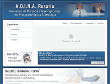 Tablet Screenshot of adinarosario.com.ar